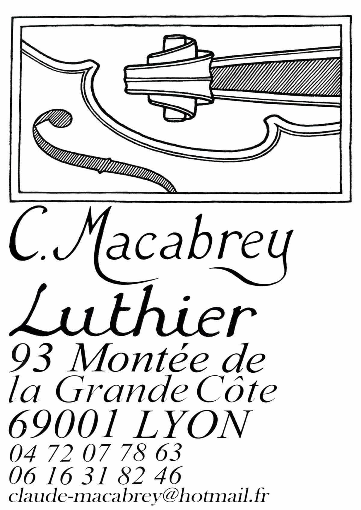 Claude Macabrey - Luthier